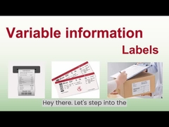 Die Anwendung von thermisch empfindlichen Etikettenmaterialien.