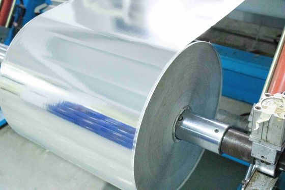 Transparentes PET-BOPP-Klebstoff Jumbo-Roll-Etikett 50μ Oberflächendurchdicke Glasine