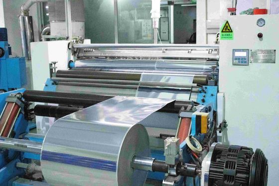 Transparentes PET-BOPP-Klebstoff Jumbo-Roll-Etikett 50μ Oberflächendurchdicke Glasine