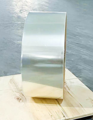 Durchsichtige BOPP-Klebstoff-Jumbo-Roll-Etiketten 1000m Länge Matte Silber PET