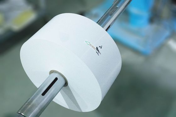 SGS-Zulassung Tintenstrahl glänzendes selbstklebendes synthetisches Papier 50μ Oberflächendurchmesser
