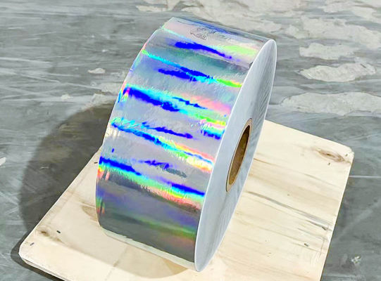 Verkleidungssicherheit Holographische selbstklebende Filmrolle 50 u Oberflächendurchmesser