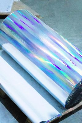 Abnehmbare Kleber Selbstklebstoff Holographische Filmetikette Papier abnutzungsbeständig