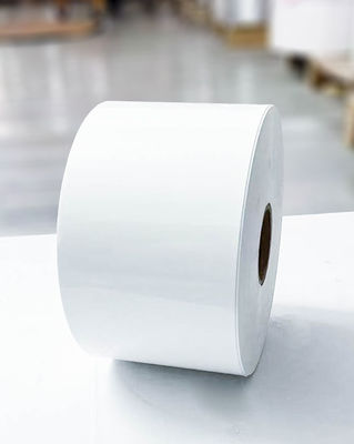 Durchsichtige BOPP-Klebstoffe Jumbo-Roll-Etiketten Papier Synthetischer beweglicher Klebstoff