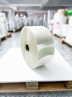Transparentes Material für BOPP-Etiketten, selbstklebendes Papier Jumbo Roll