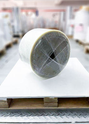 Durchsichtige Jumbo-Rolle mit Bopp-Klebstoff