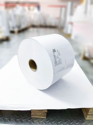 Klarer Opal PET Selbstklebstoff Papierroll Wasserdichtes Ölklebstoff