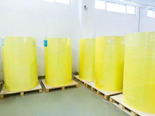 Bewegliches Klebstofftyp Selbstklebstoff-Liner-Rollpapier Klares PET SGS-zertifiziert