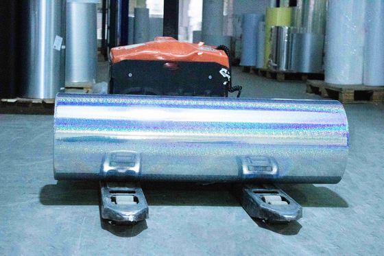Wasserdicht Selbstklebstoff Holographischer Film Etikett Papier 50 u Oberflächendurchmesser