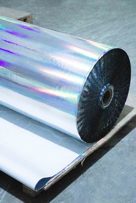 Wasserdicht Selbstklebstoff Holographischer Film Etikett Papier 50 u Oberflächendurchmesser