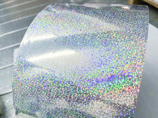 Gewohnheitliche klebrige, klare, holographische Klebefolie, Etikettenpapier 800 m Länge