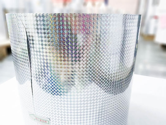 Zusätzlich klebriges, selbstklebendes, holographisches Filmetikettpapier, Ölklebstoff