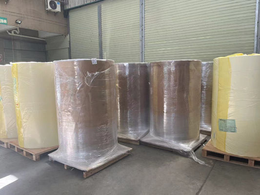 Synthetisches Klebstoff Selbstklebendes thermisches Papier Jumbo Roll Papier gegen Kratzer