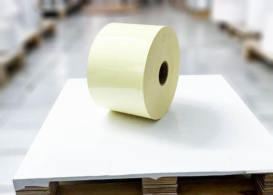 Durchsichtige PET-Selbstklebende Etiketten Materialien Roll 25μ Oberflächendicke Extra klebrig