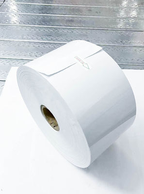 Transparente Aufkleberrolle mit abnehmbarem Klebstoff, Ölfestpapier Aufkleberrolle