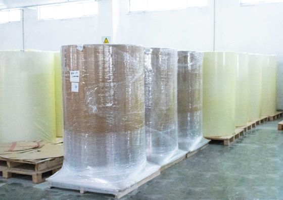 80g/m2 hochwertiges überzogenes Papier,Viskosität dauerhaftes Acrylklebstoff,transparente PET-Folien
