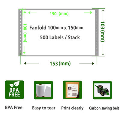 Professioneller Versandetikettendrucker mit Barcode