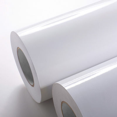 80g/m2 hochwertiges überzogenes Papier,Viskosität dauerhaftes Acrylklebstoff,transparente PET-Folien