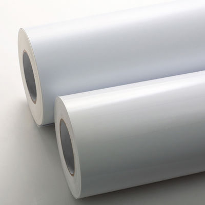 Druckmaterialien Papier mit dauerhaftem Klebstoff und transparenter PET-Folien