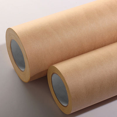 Nicht zu drucken Selbstklebendes Kraftpapier Rollen Wasseraktiviertes Klebstoff Abrasionsbeständig 80g