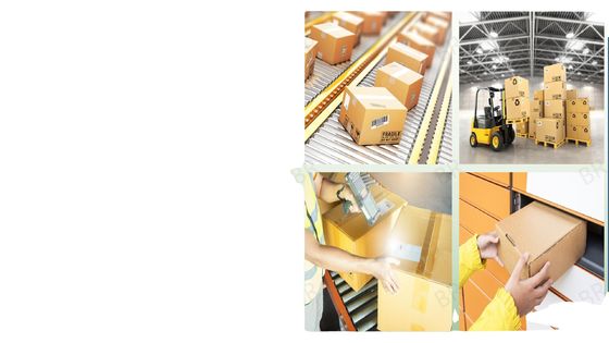 100x150 Größe Logistik- und Expressblatt 50*37*24mm Boxgröße für Verpackungsetiketten