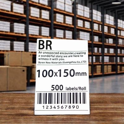 100x150x500 Verpackungsetiketten Logistikblatt und Expressblatt mit Leerdruck