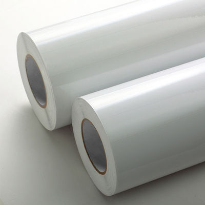 Weißglaspapier Etikettmaterial 80 g überzogenes Papier mit dauerhaftem Acrylklebstoff