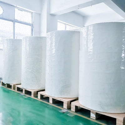 Druckerei Etikettmaterial 80 g überzogenes Papier mit Dauerklebstoff und Viskosität