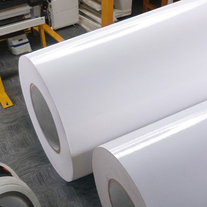 80 g Beschichtetes Papier Etikettenmaterial für hohe Schälfestigkeit 20min und 70±5% Linerdicke
