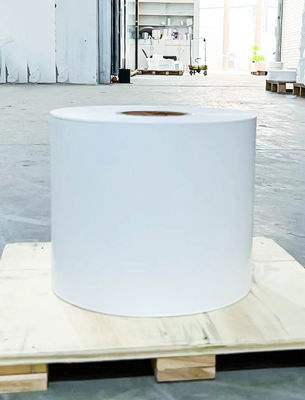 Guter Preis SGS-Zulassung Tintenstrahl glänzendes selbstklebendes synthetisches Papier 50μ Oberflächendurchmesser Online